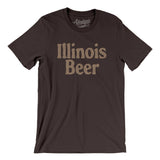 Illinois Beer Men/Unisex T-Shirt-Brown-Allegiant Goods Co. Vintage Sports Apparel