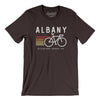 Albany Cycling Men/Unisex T-Shirt-Brown-Allegiant Goods Co. Vintage Sports Apparel