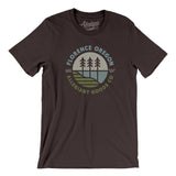 Florence Oregon Retro Badge Men/Unisex T-Shirt-Allegiant Goods Co. Vintage Sports Apparel