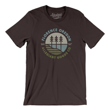 Florence Oregon Retro Badge Men/Unisex T-Shirt-Allegiant Goods Co. Vintage Sports Apparel