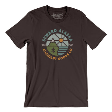 Seward Alaska Retro Badge Men/Unisex T-Shirt-Allegiant Goods Co. Vintage Sports Apparel