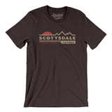 Scottsdale Mountain Sunset Men/Unisex T-Shirt-Brown-Allegiant Goods Co. Vintage Sports Apparel