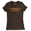 I've Been To St Louis Women's T-Shirt-Brown-Allegiant Goods Co. Vintage Sports Apparel