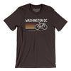 Washington Dc Cycling Men/Unisex T-Shirt-Brown-Allegiant Goods Co. Vintage Sports Apparel
