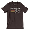 North Dakota Cycling Men/Unisex T-Shirt-Brown-Allegiant Goods Co. Vintage Sports Apparel