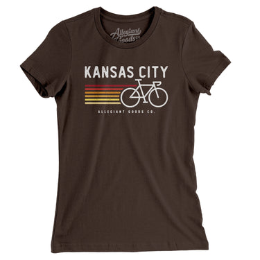 Kansas City Cycling Women's T-Shirt-Allegiant Goods Co. Vintage Sports Apparel
