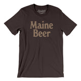 Maine Beer Men/Unisex T-Shirt-Brown-Allegiant Goods Co. Vintage Sports Apparel