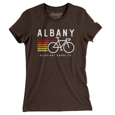 Albany Cycling Women's T-Shirt-Allegiant Goods Co. Vintage Sports Apparel