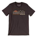 Cañon City Mountain Sunset Men/Unisex T-Shirt-Brown-Allegiant Goods Co. Vintage Sports Apparel