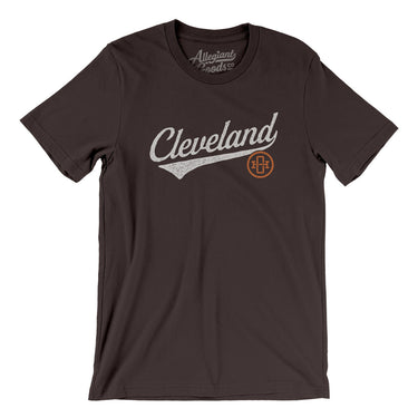 Cleveland Vintage Script Men/Unisex T-Shirt-Allegiant Goods Co. Vintage Sports Apparel