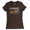 Vermont Cycling Women's T-Shirt-Brown-Allegiant Goods Co. Vintage Sports Apparel