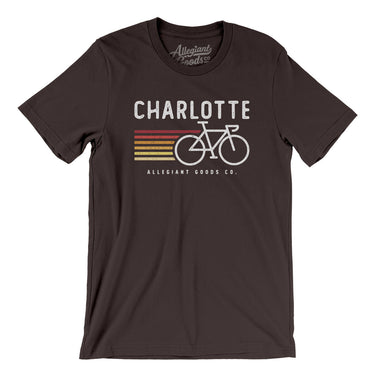 Charlotte Cycling Men/Unisex T-Shirt-Allegiant Goods Co. Vintage Sports Apparel