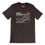 Mount Washington New Hampshire Men/Unisex T-Shirt-Brown-Allegiant Goods Co. Vintage Sports Apparel