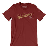 San Francisco Vintage Script Men/Unisex T-Shirt-Allegiant Goods Co. Vintage Sports Apparel