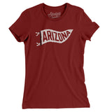 Arizona Pennant Women's T-Shirt-Allegiant Goods Co. Vintage Sports Apparel