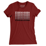 Tuscaloosa Repeat Women's T-Shirt-Cardinal-Allegiant Goods Co. Vintage Sports Apparel