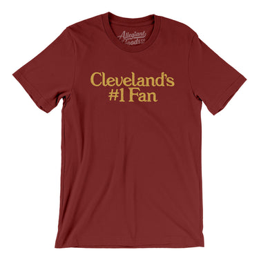 Cleveland's Number 1 Fan Men/Unisex T-Shirt-Allegiant Goods Co. Vintage Sports Apparel