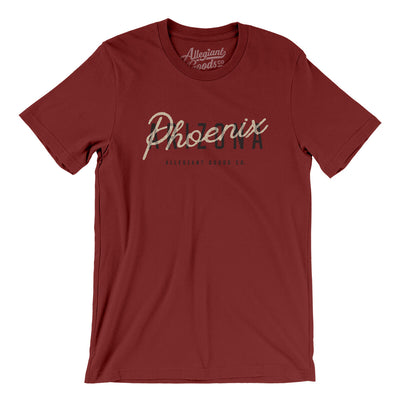 Phoenix Overprint Men/Unisex T-Shirt-Cardinal-Allegiant Goods Co. Vintage Sports Apparel