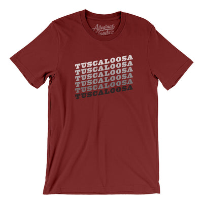 Tuscaloosa Vintage Repeat Men/Unisex T-Shirt-Cardinal-Allegiant Goods Co. Vintage Sports Apparel