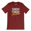 Sunday Funday Arizona Men/Unisex T-Shirt-Cardinal-Allegiant Goods Co. Vintage Sports Apparel