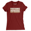 Victory Monday San Francisco Women's T-Shirt-Cardinal-Allegiant Goods Co. Vintage Sports Apparel