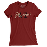 Phoenix Az Overprinted Women's T-Shirt-Allegiant Goods Co. Vintage Sports Apparel
