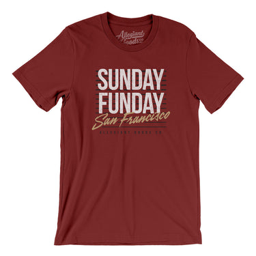 Sunday Funday San Francisco Men/Unisex T-Shirt-Allegiant Goods Co. Vintage Sports Apparel