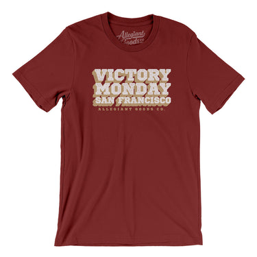 Victory Monday San Francisco Men/Unisex T-Shirt-Allegiant Goods Co. Vintage Sports Apparel