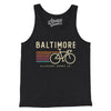 Baltimore Cycling Men/Unisex Tank Top-Charcoal Black TriBlend-Allegiant Goods Co. Vintage Sports Apparel
