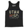 Utah Cycling Men/Unisex Tank Top-Charcoal Black TriBlend-Allegiant Goods Co. Vintage Sports Apparel