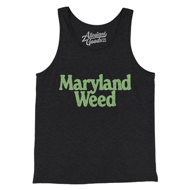 Maryland Weed Men/Unisex Tank Top-Allegiant Goods Co. Vintage Sports Apparel