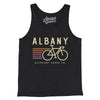 Albany Cycling Men/Unisex Tank Top-Charcoal Black TriBlend-Allegiant Goods Co. Vintage Sports Apparel