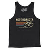 North Dakota Cycling Men/Unisex Tank Top-Charcoal Black TriBlend-Allegiant Goods Co. Vintage Sports Apparel