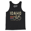 Idaho Cycling Men/Unisex Tank Top-Charcoal Black TriBlend-Allegiant Goods Co. Vintage Sports Apparel