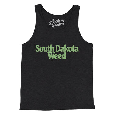 South Dakota Weed Men/Unisex Tank Top-Allegiant Goods Co. Vintage Sports Apparel