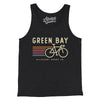 Green Bay Cycling Men/Unisex Tank Top-Charcoal Black TriBlend-Allegiant Goods Co. Vintage Sports Apparel