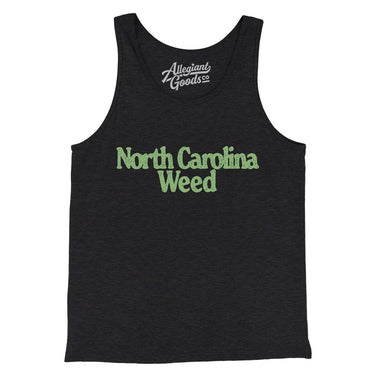 North Carolina Weed Men/Unisex Tank Top-Allegiant Goods Co. Vintage Sports Apparel