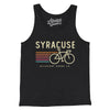 Syracuse Cycling Men/Unisex Tank Top-Charcoal Black TriBlend-Allegiant Goods Co. Vintage Sports Apparel
