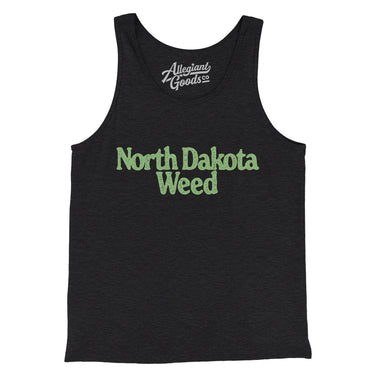 North Dakota Weed Men/Unisex Tank Top-Allegiant Goods Co. Vintage Sports Apparel