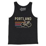 Portland Cycling Men/Unisex Tank Top-Allegiant Goods Co. Vintage Sports Apparel