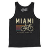 Miami Cycling Men/Unisex Tank Top-Charcoal Black TriBlend-Allegiant Goods Co. Vintage Sports Apparel