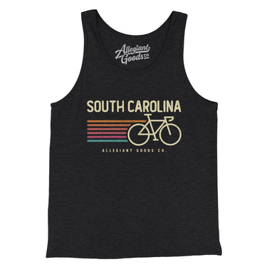 South Carolina Cycling Men/Unisex Tank Top-Allegiant Goods Co. Vintage Sports Apparel
