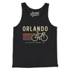Orlando Cycling Men/Unisex Tank Top-Charcoal Black TriBlend-Allegiant Goods Co. Vintage Sports Apparel