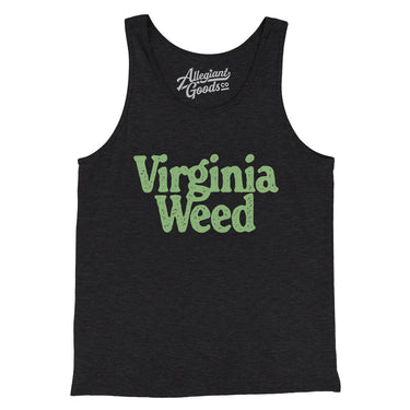 Virginia Weed Men/Unisex Tank Top-Allegiant Goods Co. Vintage Sports Apparel
