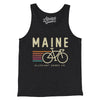 Maine Cycling Men/Unisex Tank Top-Charcoal Black TriBlend-Allegiant Goods Co. Vintage Sports Apparel