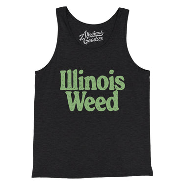 Illinois Weed Men/Unisex Tank Top-Allegiant Goods Co. Vintage Sports Apparel