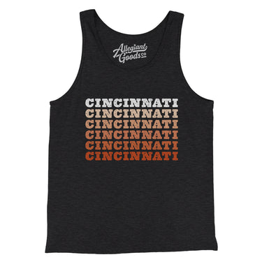 Cincinnati Repeat Men/Unisex Tank Top-Allegiant Goods Co. Vintage Sports Apparel