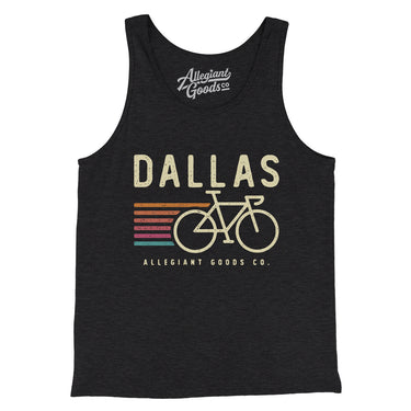 Dallas Cycling Men/Unisex Tank Top-Allegiant Goods Co. Vintage Sports Apparel