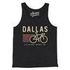 Dallas Cycling Men/Unisex Tank Top-Charcoal Black TriBlend-Allegiant Goods Co. Vintage Sports Apparel