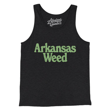 Arkansas Weed Men/Unisex Tank Top-Allegiant Goods Co. Vintage Sports Apparel